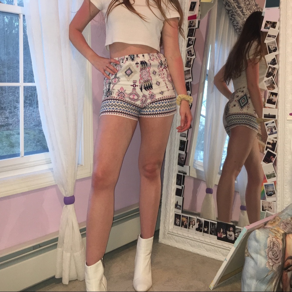 Boutique patterned summer shorts